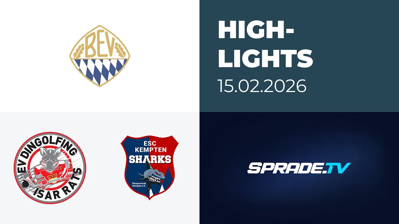 15.02.2026 - Highlights - EV Dingolfing vs. ESC Kempten