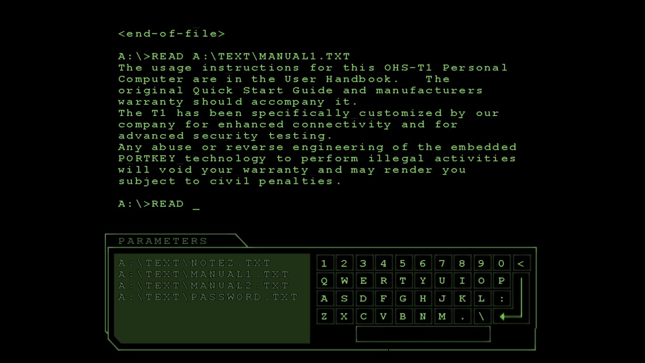 Enter the Matrix - Hacking segment
