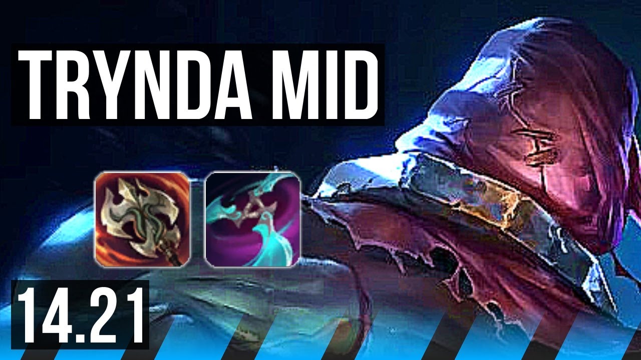 TRYNDAMERE vs SWAIN (MID) | 4/1/1 | EUW Diamond | 14.21