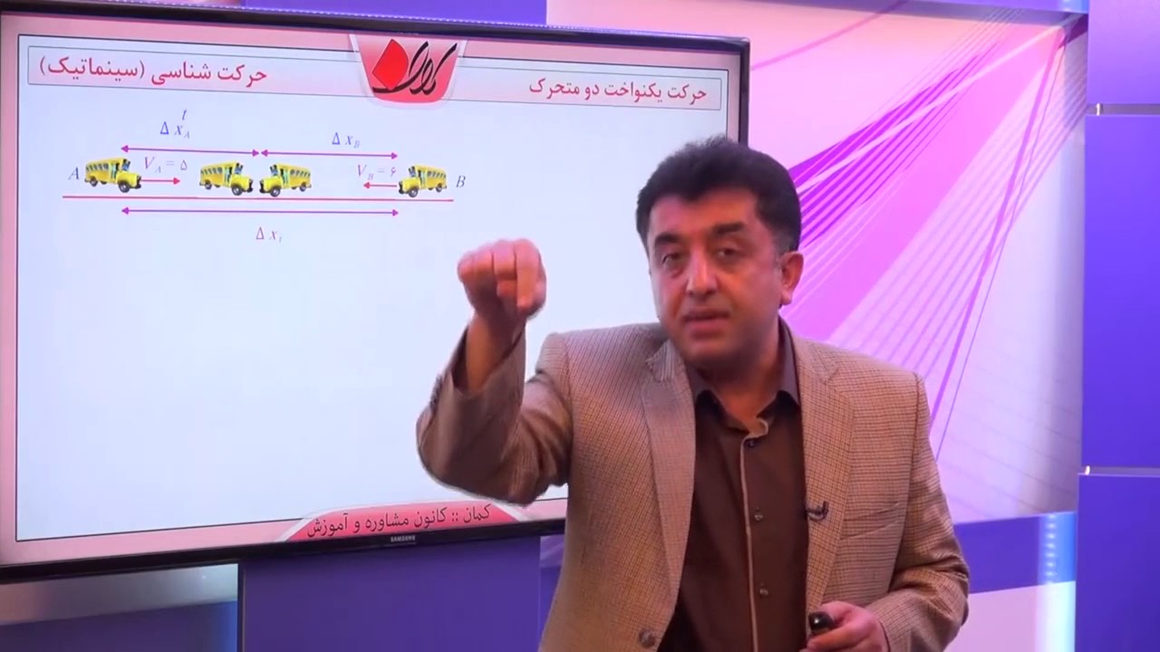 فیزیک کنکور - حرکت شناسی - حرکت دو متحرک