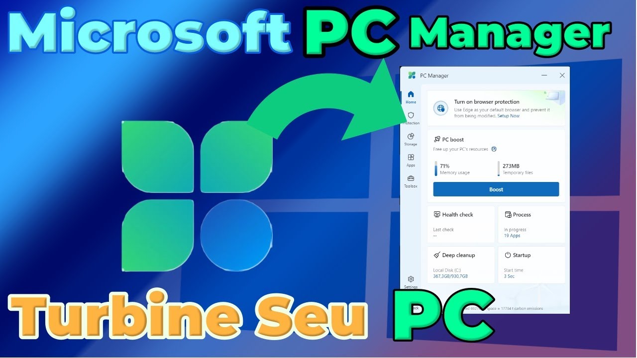 Descubra o Microsoft PC Manager - A Ferramenta Que Pode Transformar O Seu PC!