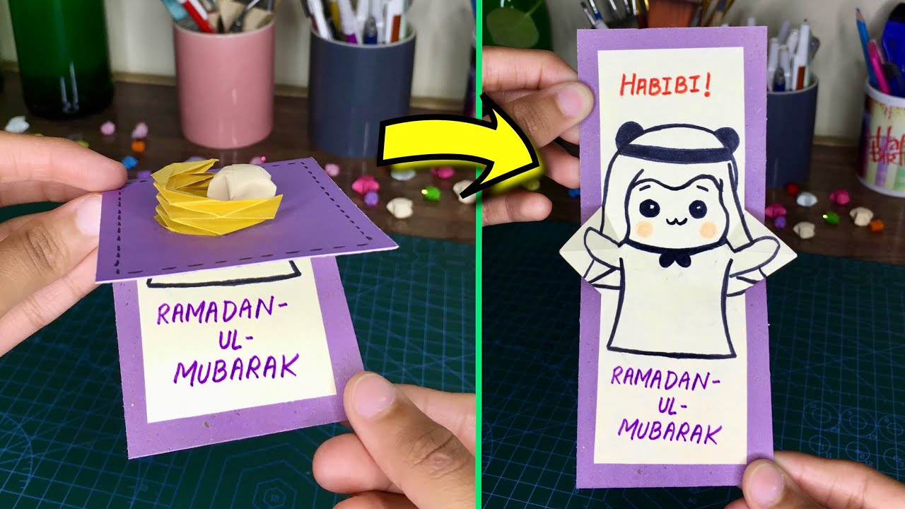 Greeting Card for Ramadan, thanksgiving cards, Habibi greeting card, hug card for ramadan