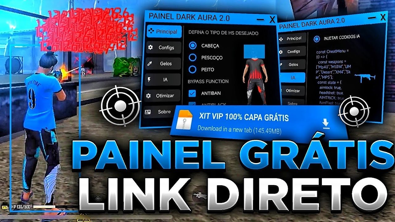 XIT FF 2026 ATUALIZADO 🚀 FFH4X ANDROID & IPHONE VIP | PAINEL GR&Aacute;TIS | REGEDIT MOBILE 📂 LINK DIRETO