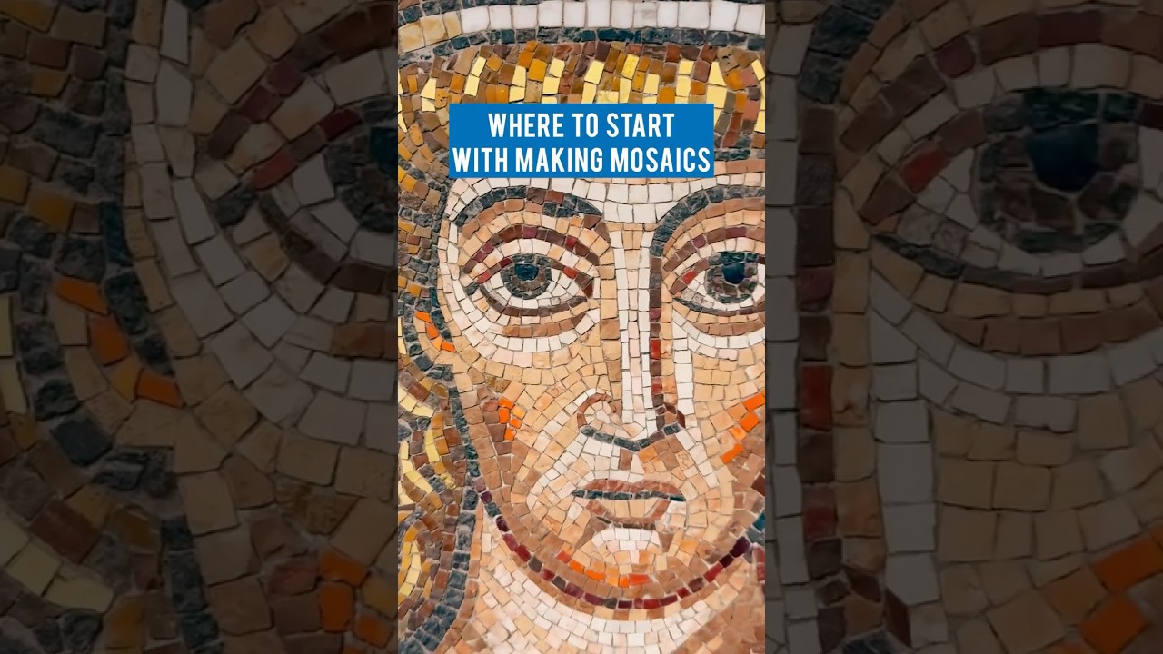 Where to start with making mosaics #mosaic #mosaicart #mosaicmaking #studiocassio #art #rome #artist