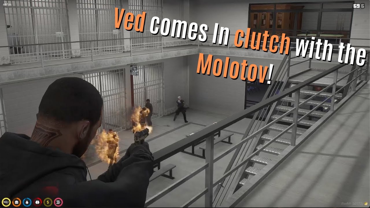 Ved K*LLS 10+ Police in MDM Prison Riot! (Incl. Suarez POV) | Mandem No Pixel 3.0