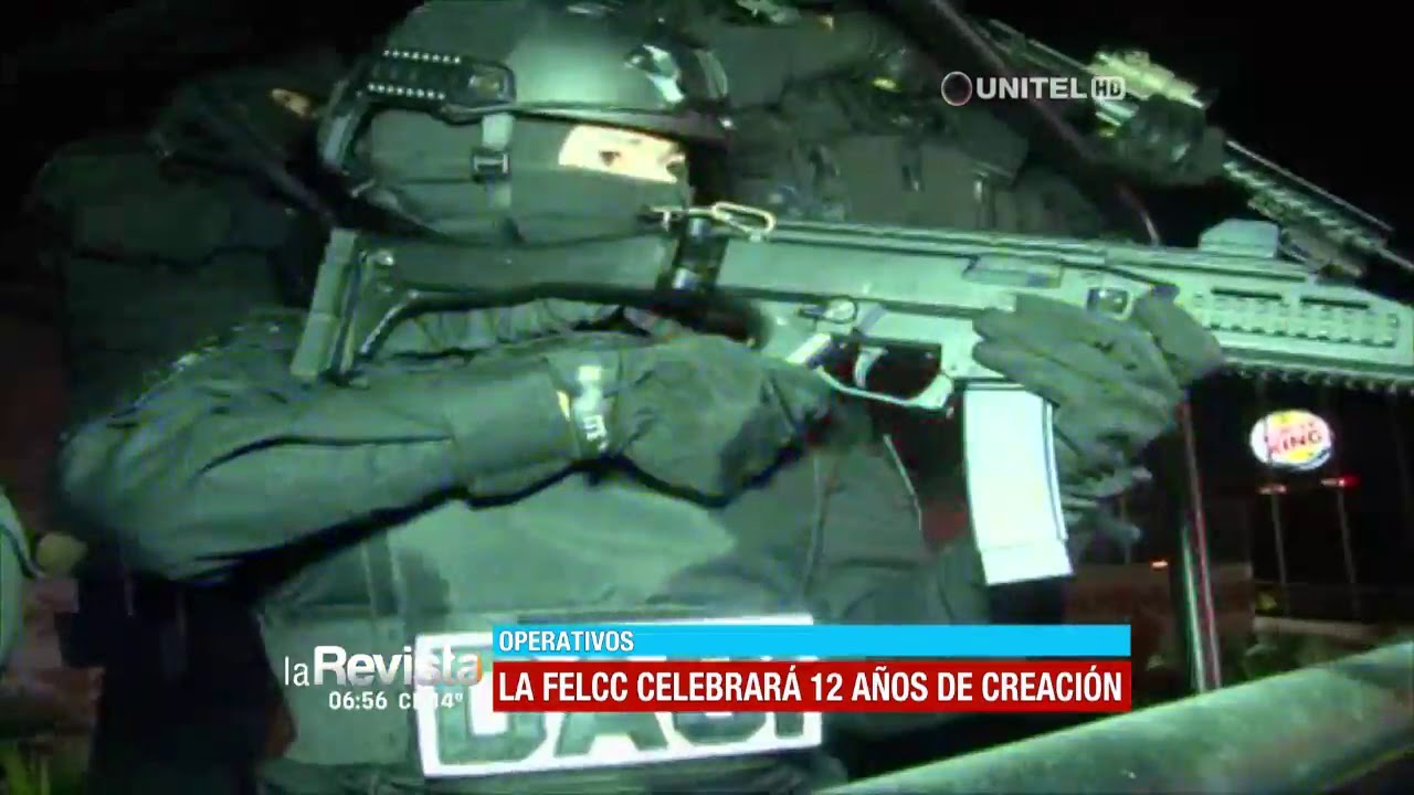 La FELCC realizó demostraciones de operativos por 12 años de aniversario