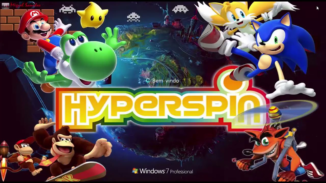 Hyperspin no Shell do Windows 7 e 10 com um clique