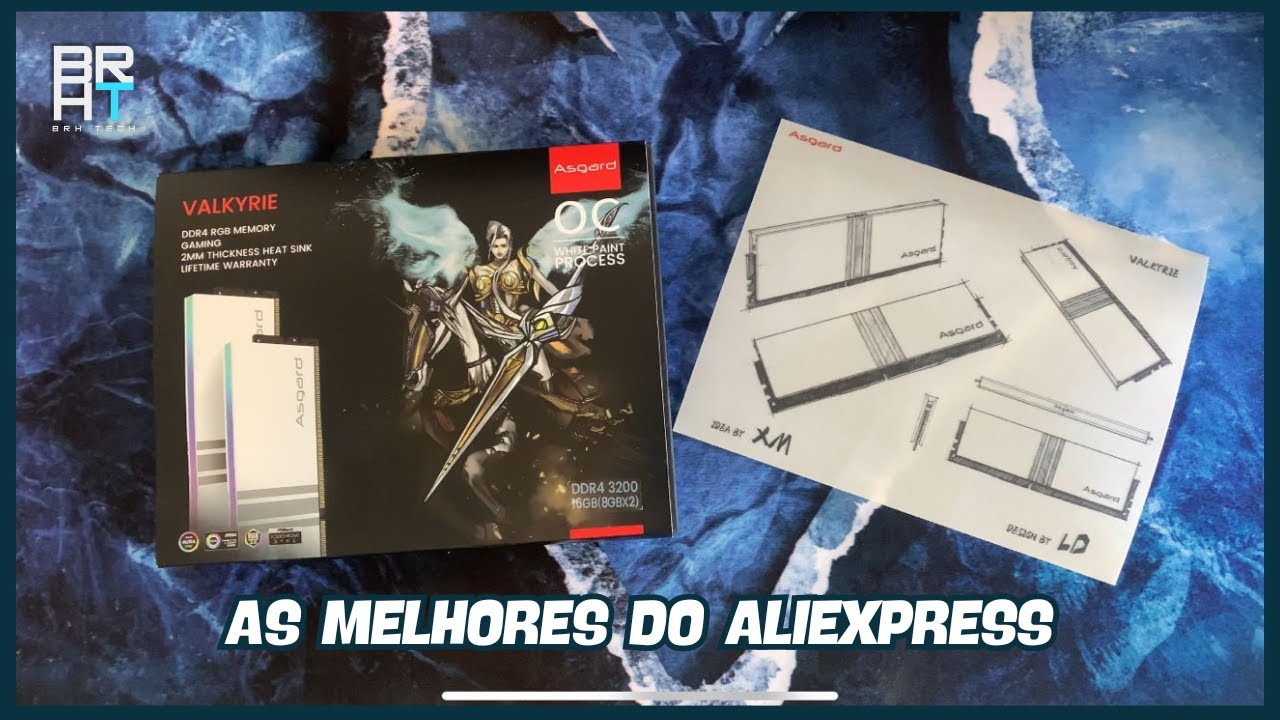 Memorias Asgard VALKYRIE V5 As mais lindas do AliExpress!!