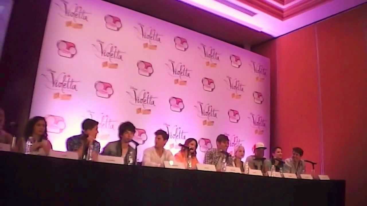 VIOLETTA EN VIVO - CONFERENCIA DE PRENSA - MEXICO