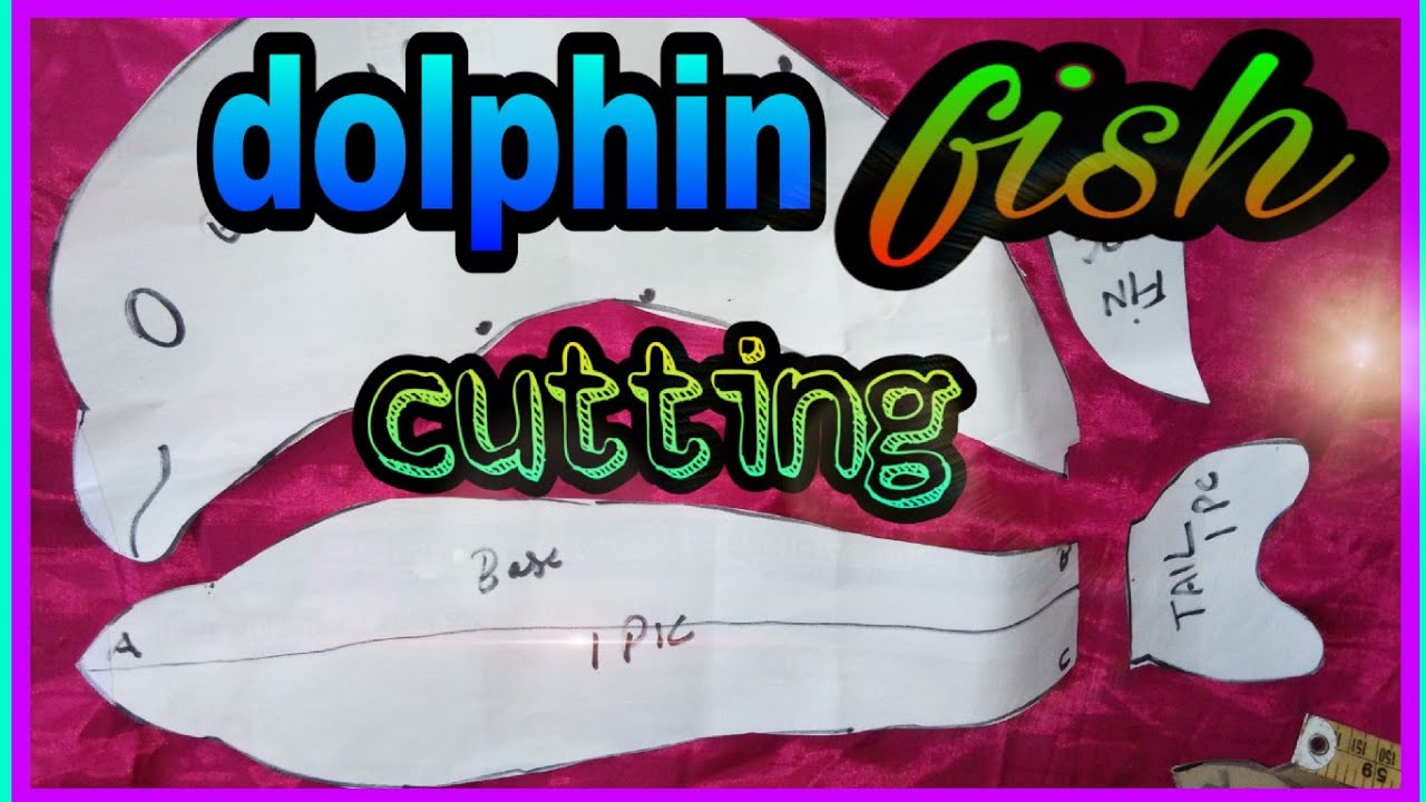 how to make softtoys Dolphin fish cutting step by step /fish cutting /dolphin fish cutting