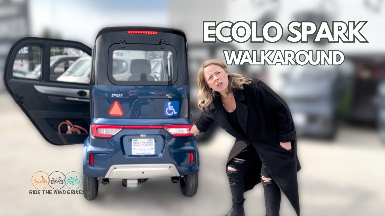 Ecolo Spark Enclosed Mobility Scooter Walkaround 🚙