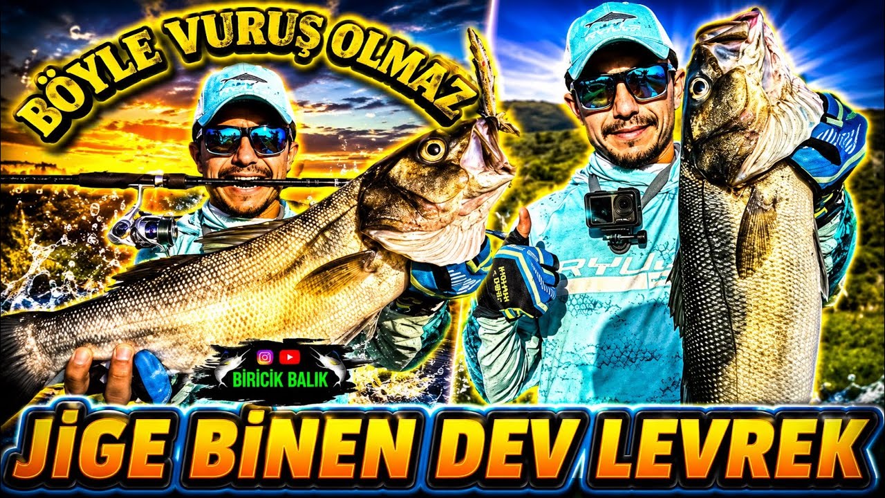 TROFE LEVREĞİN 15gr jige SALDIRI ANI /jig ile levrek nasıl tutulur?