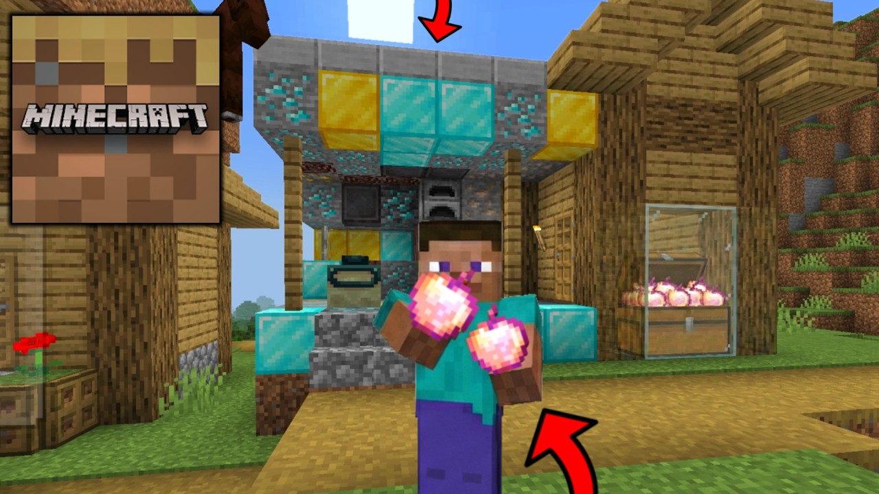 Minecraft Trial - How to find ENCHANTED GOLDEN APPLE (SUPER EASY!!)