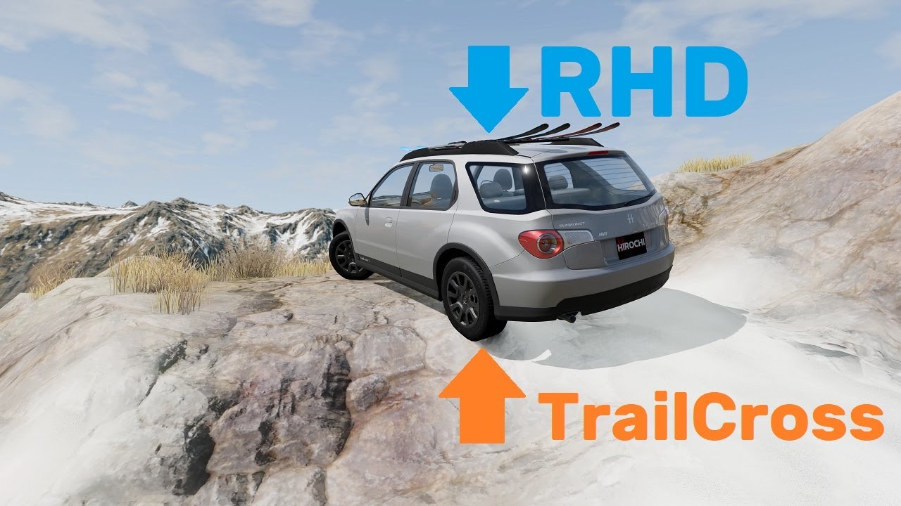 BeamNG.drive (Mod) Freeroam: Automation Test Track - 2009 Hirochi 2.0 TrailCross S AWD Wagon