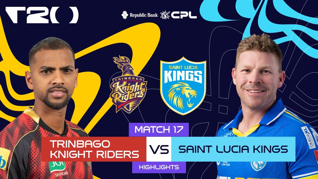 Highlights | Trinbago Knight Riders vs Saint Lucia Kings | CPL 2026