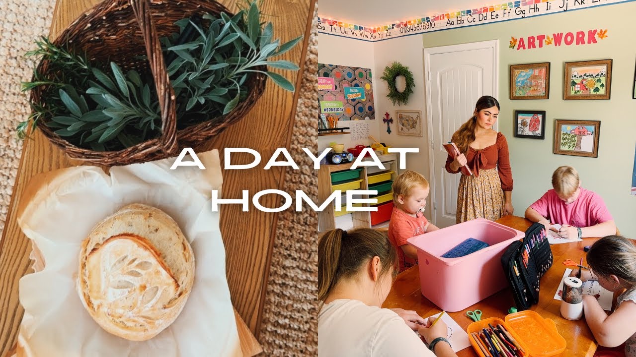A Peaceful Morning in our Home🌻 | morning routine | homeschool | fall garden | gift idea
