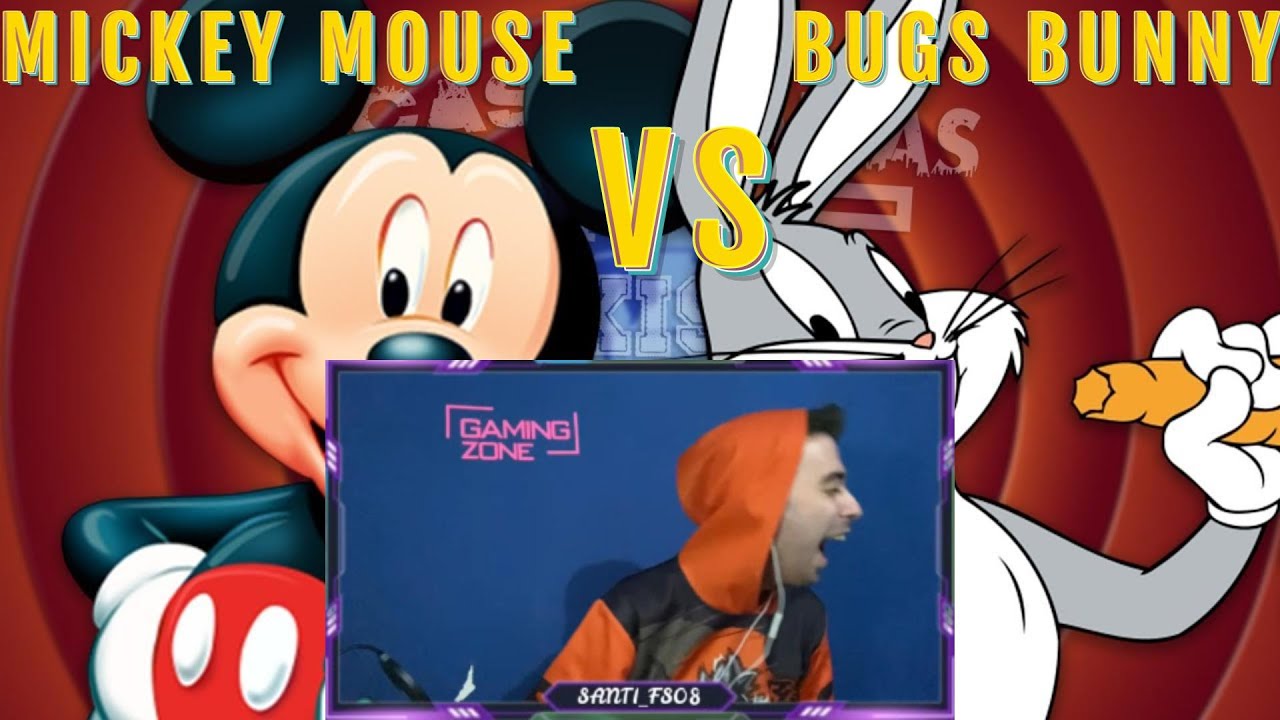 REACCIÓN A MICKEY MOUSE VS BUGS BUNNY | Épicas Batallas de Rap del Frikismo