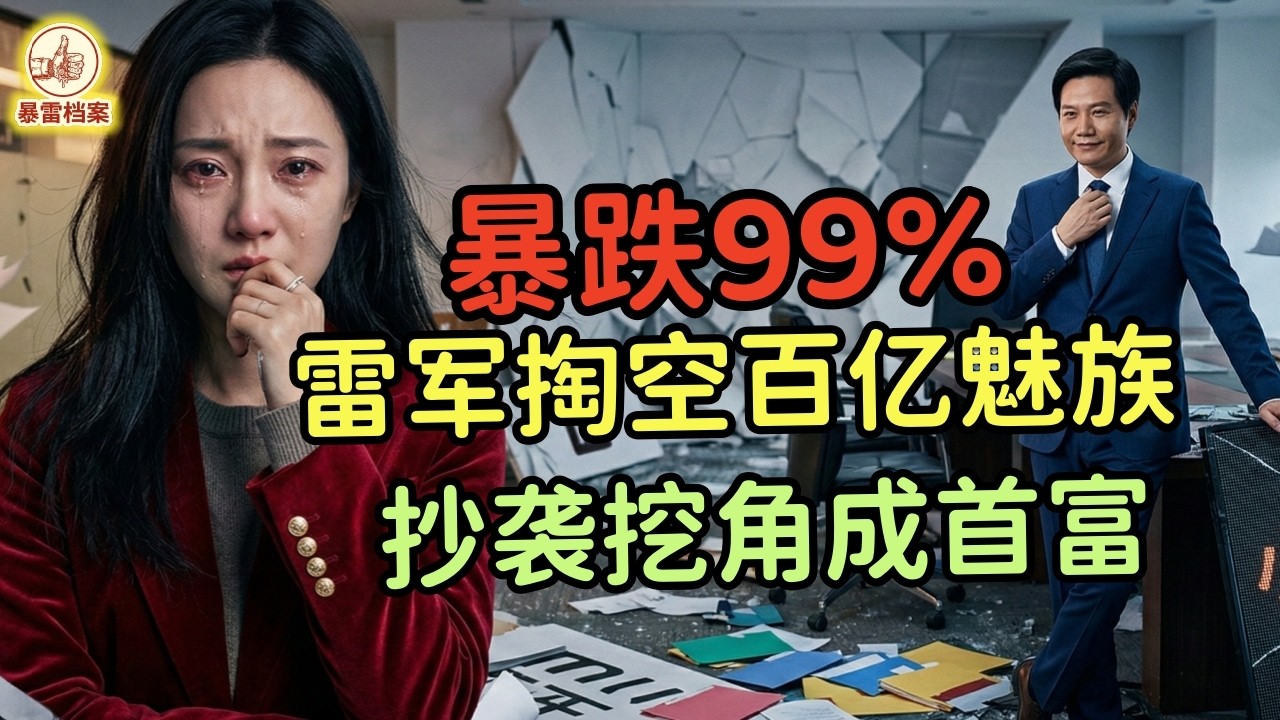 小米雷军干翻中国制造，一边被处罚一边抄袭，185万赔款九牛一毛，核心科技靠挖角，30%核心骨干，硬生生干趴手机巨头。魅族停摆劣币驱逐良币