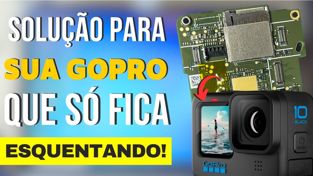 GoPro Hero 10 NÃO LIGA e APENAS AQUECE ao conectar no CARREGADOR, e essa foi a SOLUÇÃO! 🥇✅🤩📷