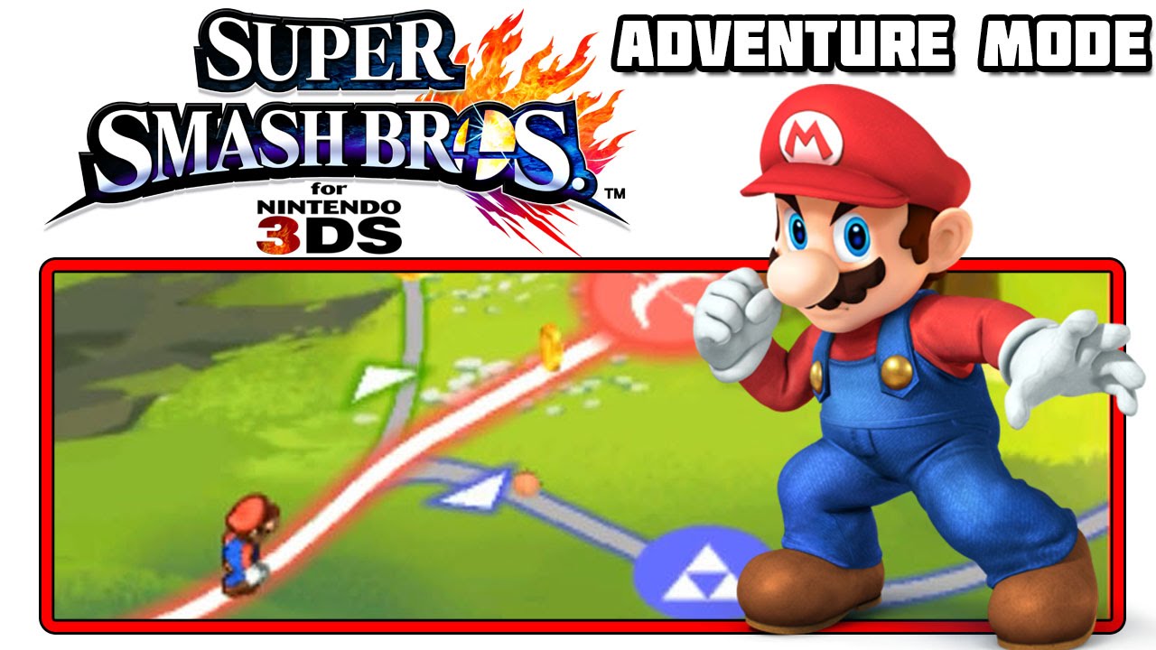 Super Smash Bros For 3DS: Adventure Mode - Mario Gameplay + Unlocking Dr. Mario! [Part 1]