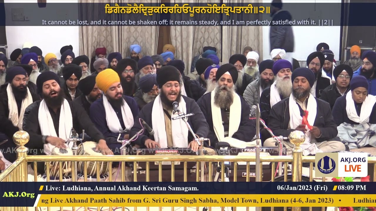 016 Ludhiana 6Jan2023 FriEve AK Bhai Avneet Singh Jee Kanpur
