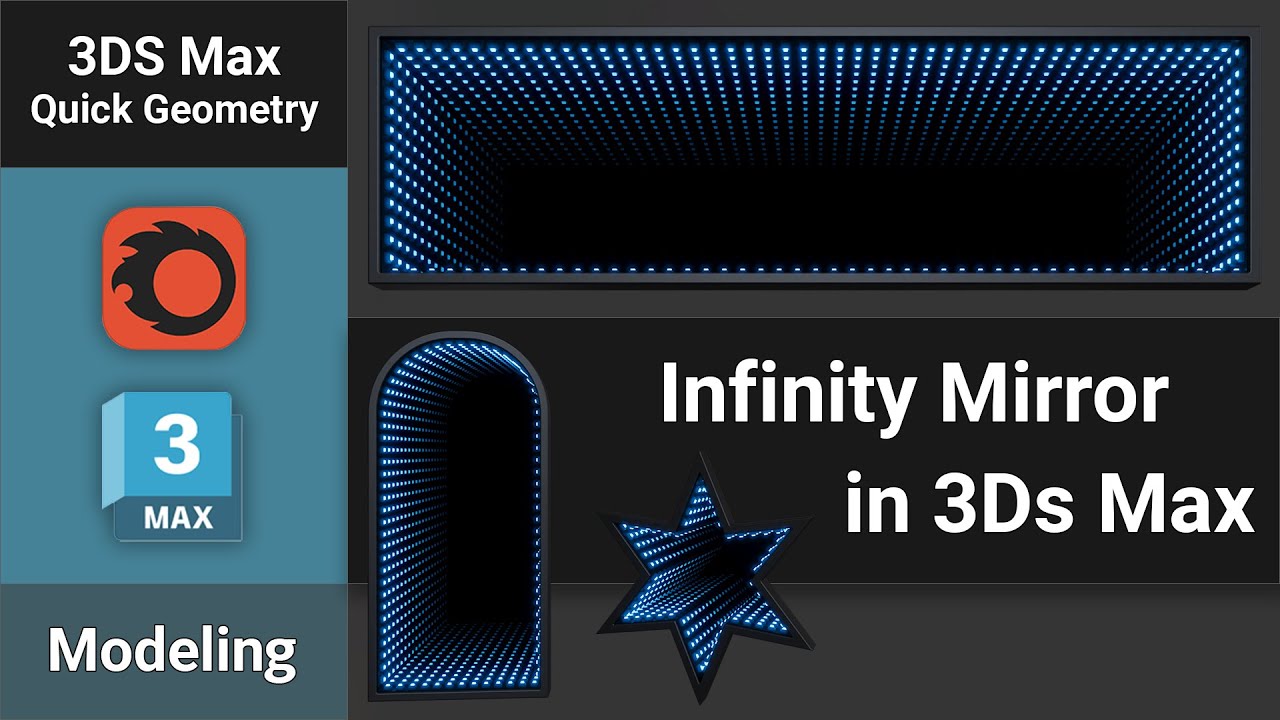 How to Create an Infinity Mirror in 3Ds Max with Corona Render