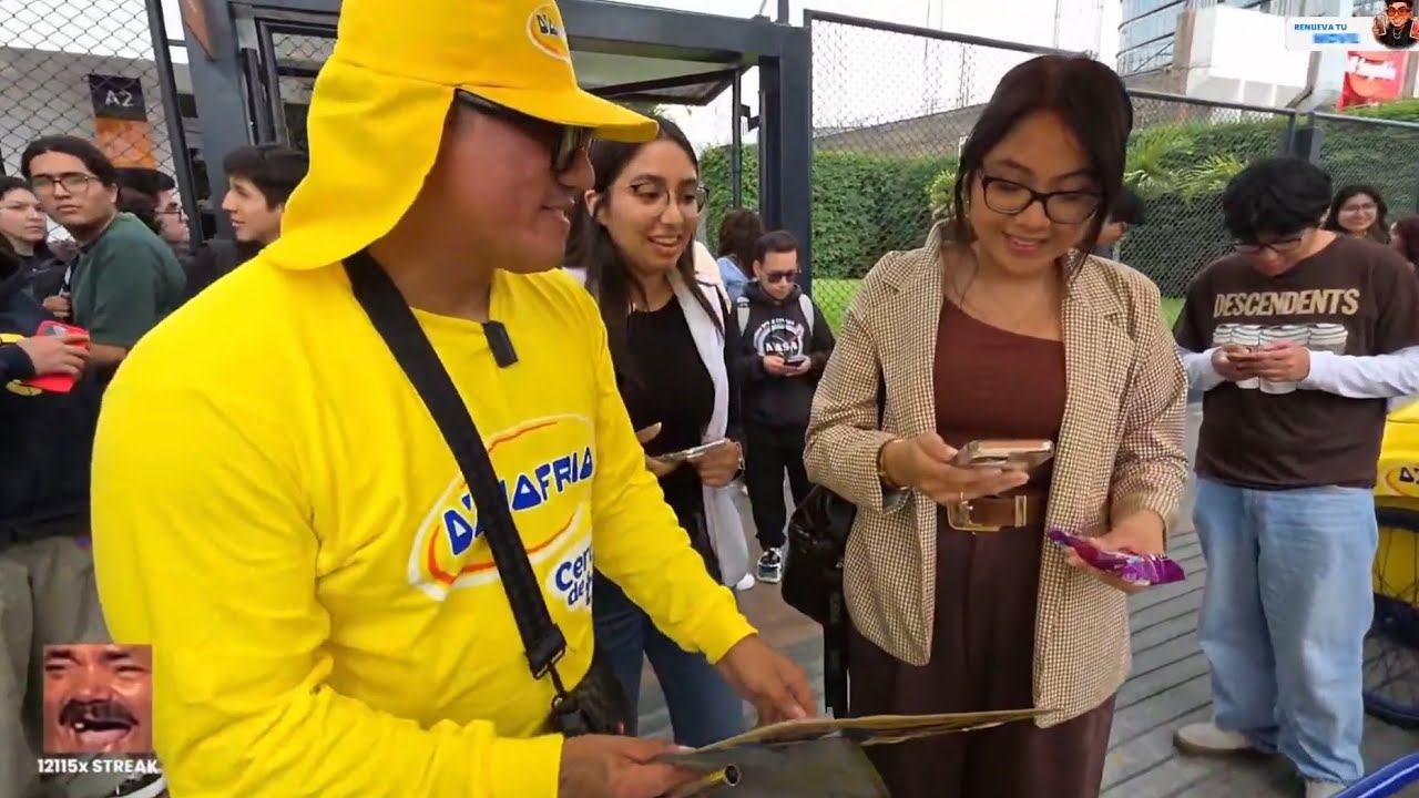 Sideral vendiendo Helados