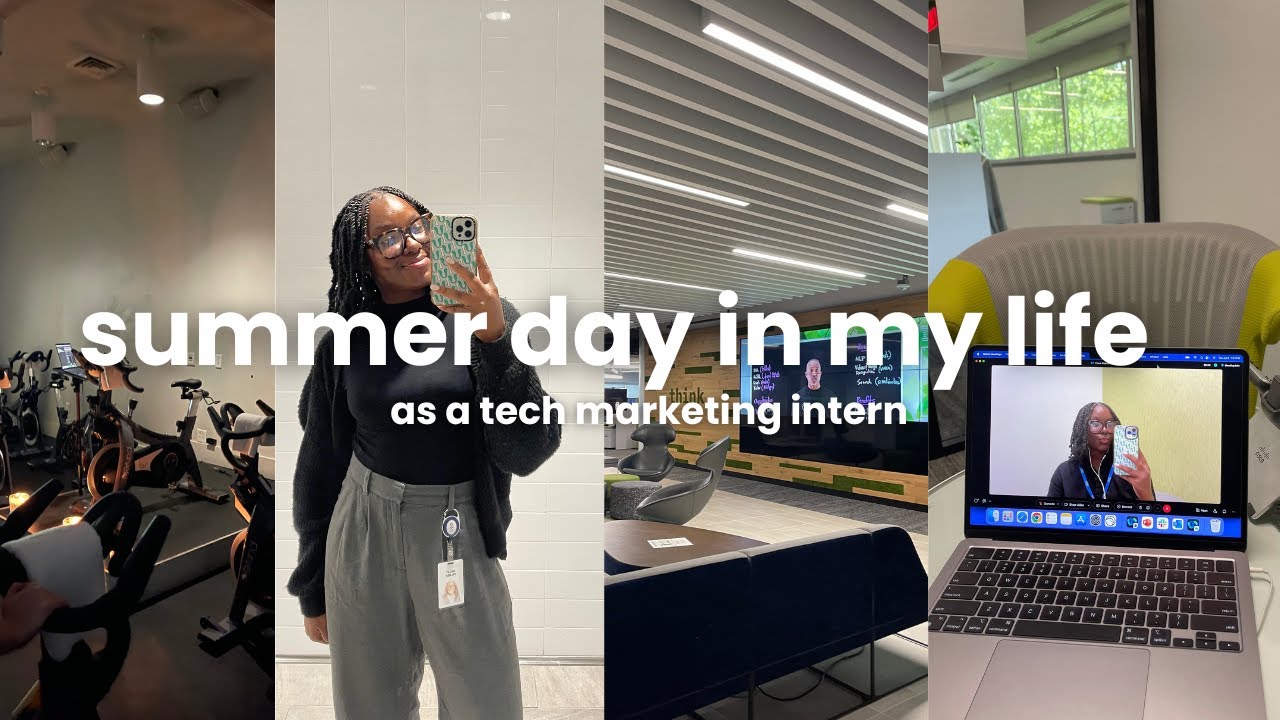 a week in my life as a tech marketing & comms intern | a corporate baddie summer 💅🏿👩🏿‍💻