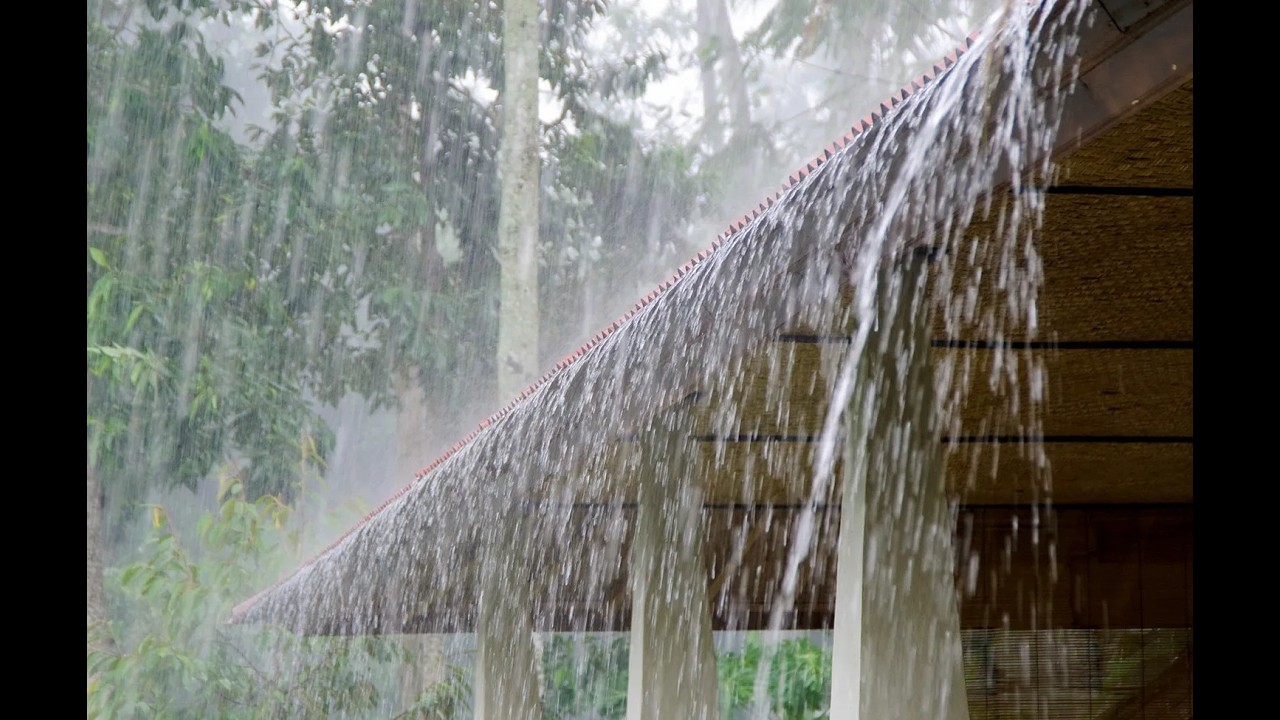 Night Rain Sound | Thunderstrom Rain Sound | Deep Sleeping Sound |