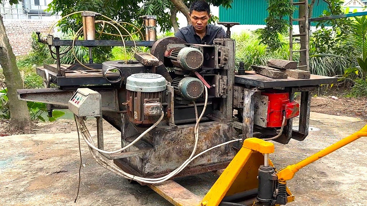 Reviving a 3-in-1 Mortising Saw Abandoned for Over 20 Years — From Rusted Scrap to Working Machine
