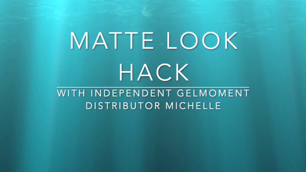 How To Make Your Gel Nail Polish Have A Matte Finish Using GelMoment