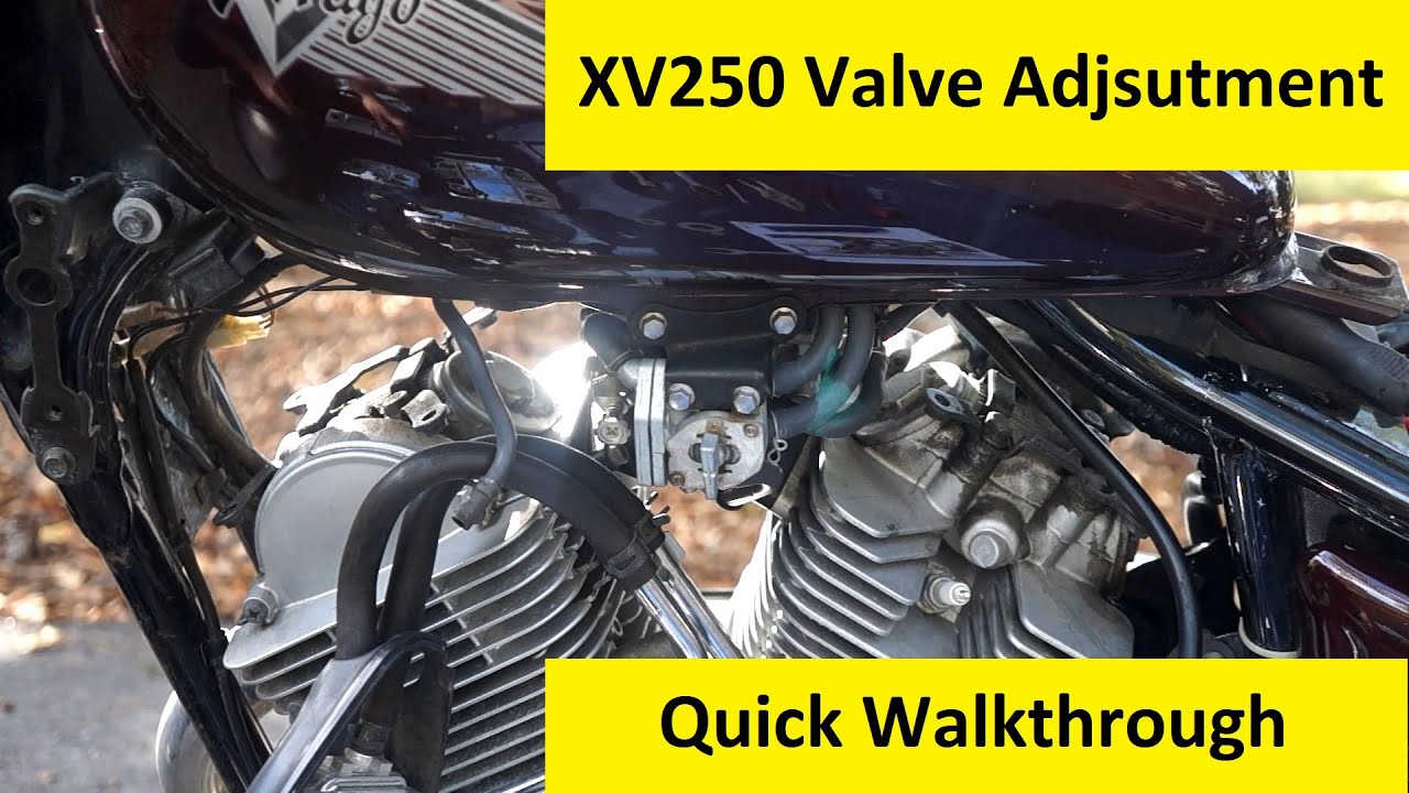 Quick XV250 Valve Adjustment Walkthrough