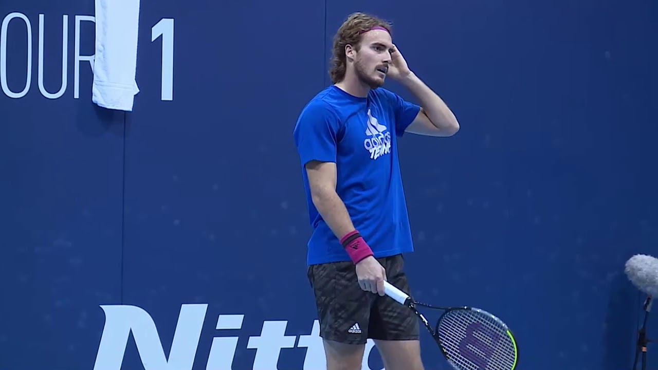 2020 Nitto ATP Finals Practice Stefanos Tsitsipas Sunday