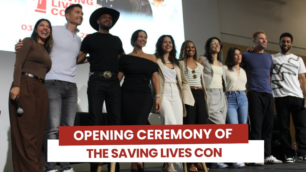 Opening ceremony of the Saving Lives Convention with the casts of The Rookie, Greys Anatomy &Chicago