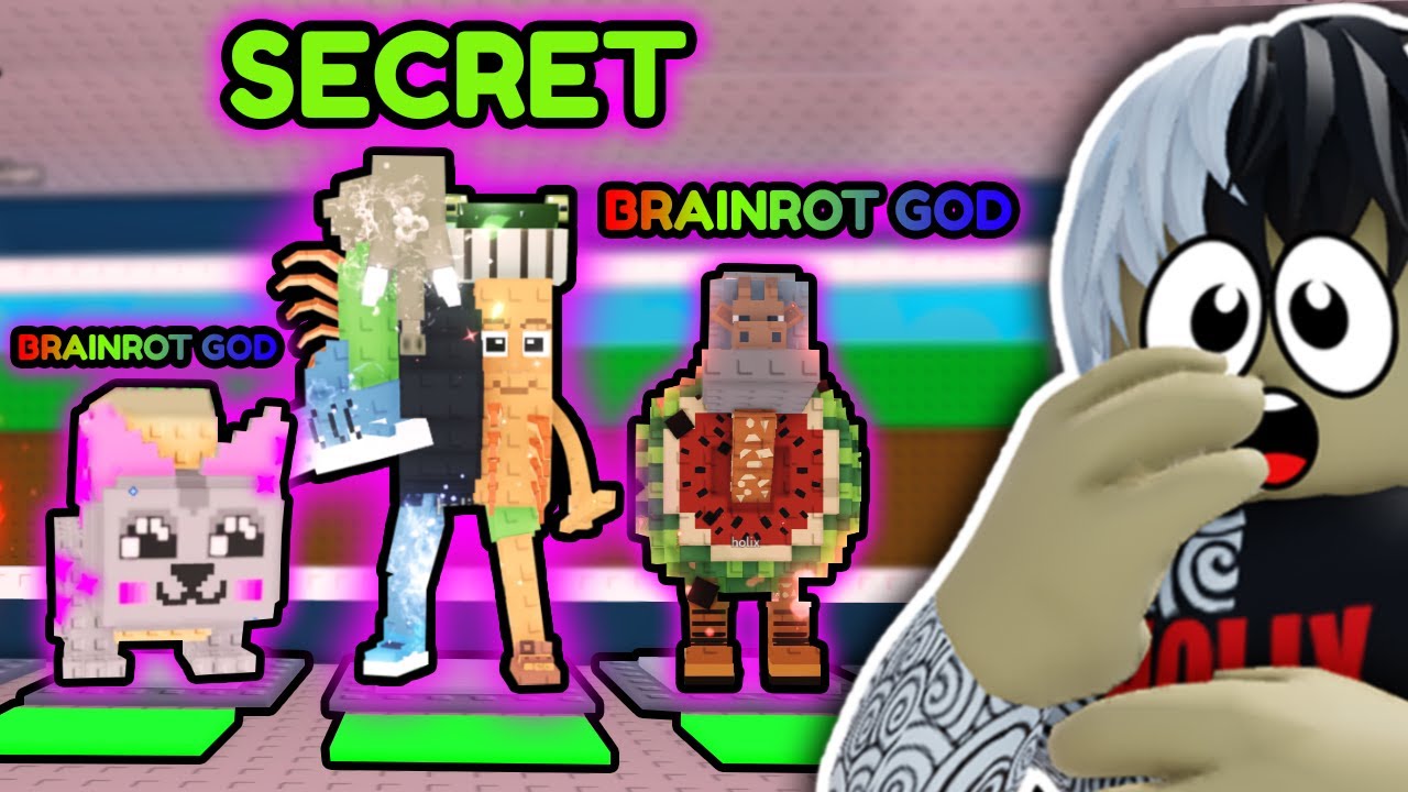 UŻYŁEM MAX LUCKA ABY ZDOBYĆ SECRETY w STEAL A BRAINROT!