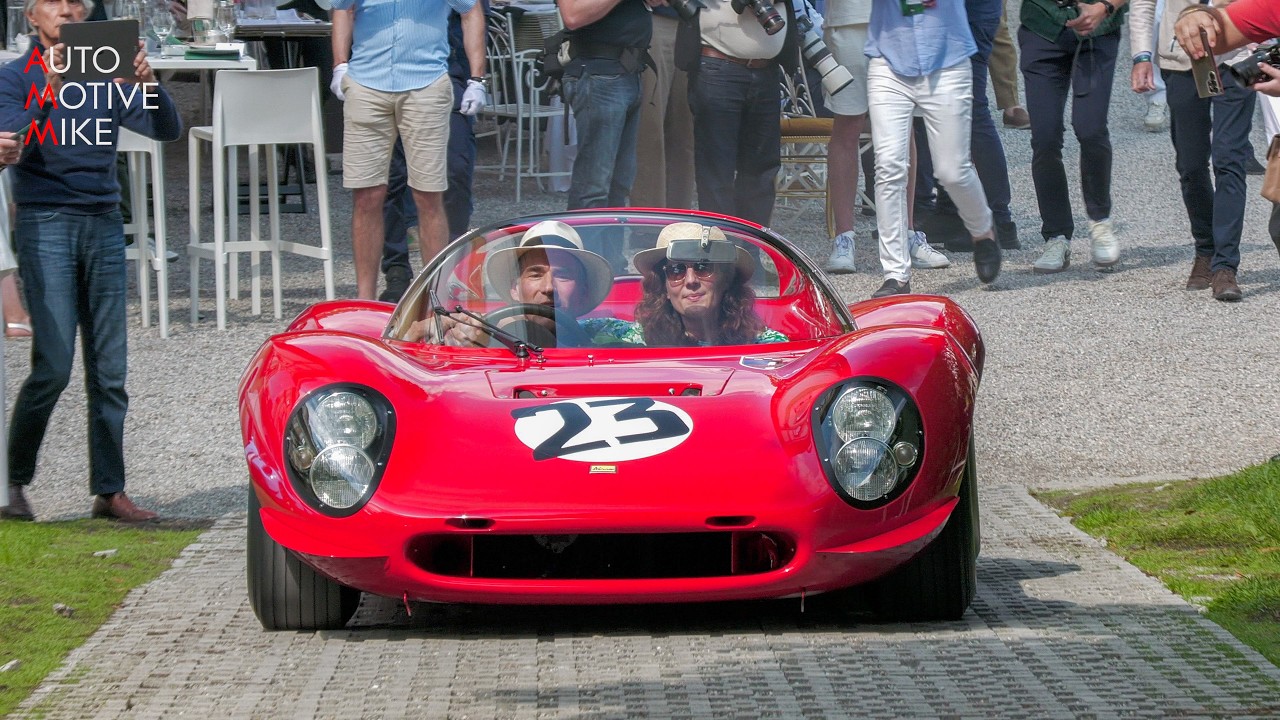 THIS IS THE 1967 FERRARI DINO 206 S - Villa d'Este 2025