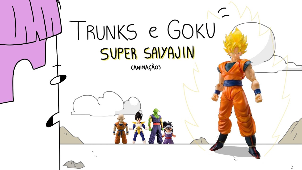 GOKU CONHECE TRUNKS DO FUTURO! - (Anima&ccedil;&atilde;o)