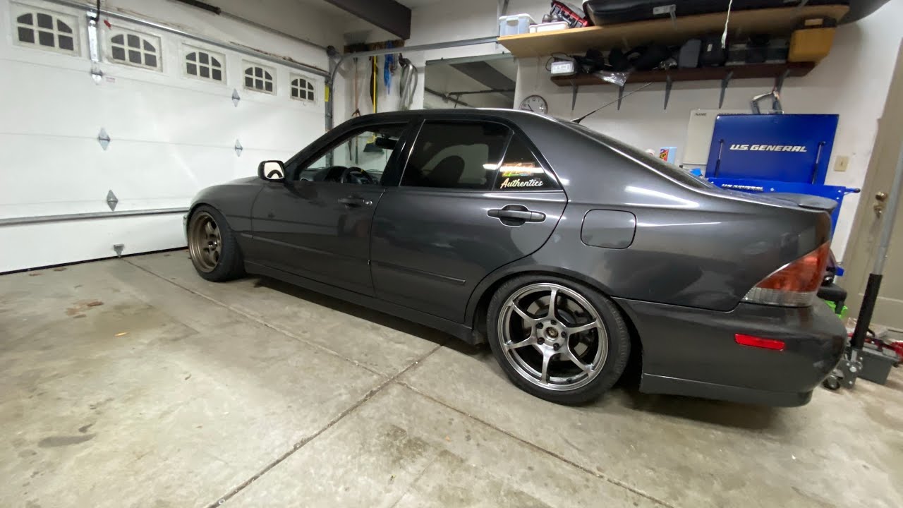 IS300 JX100 UCA & New Wheels! Lots of CAMBER!