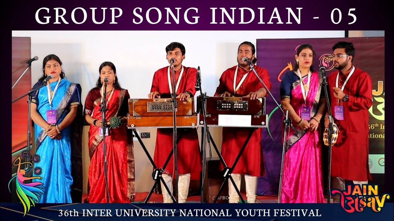 Group song Indian by Dr. Shyama Prasad Mukherjee University Students | National youth festival | AIU