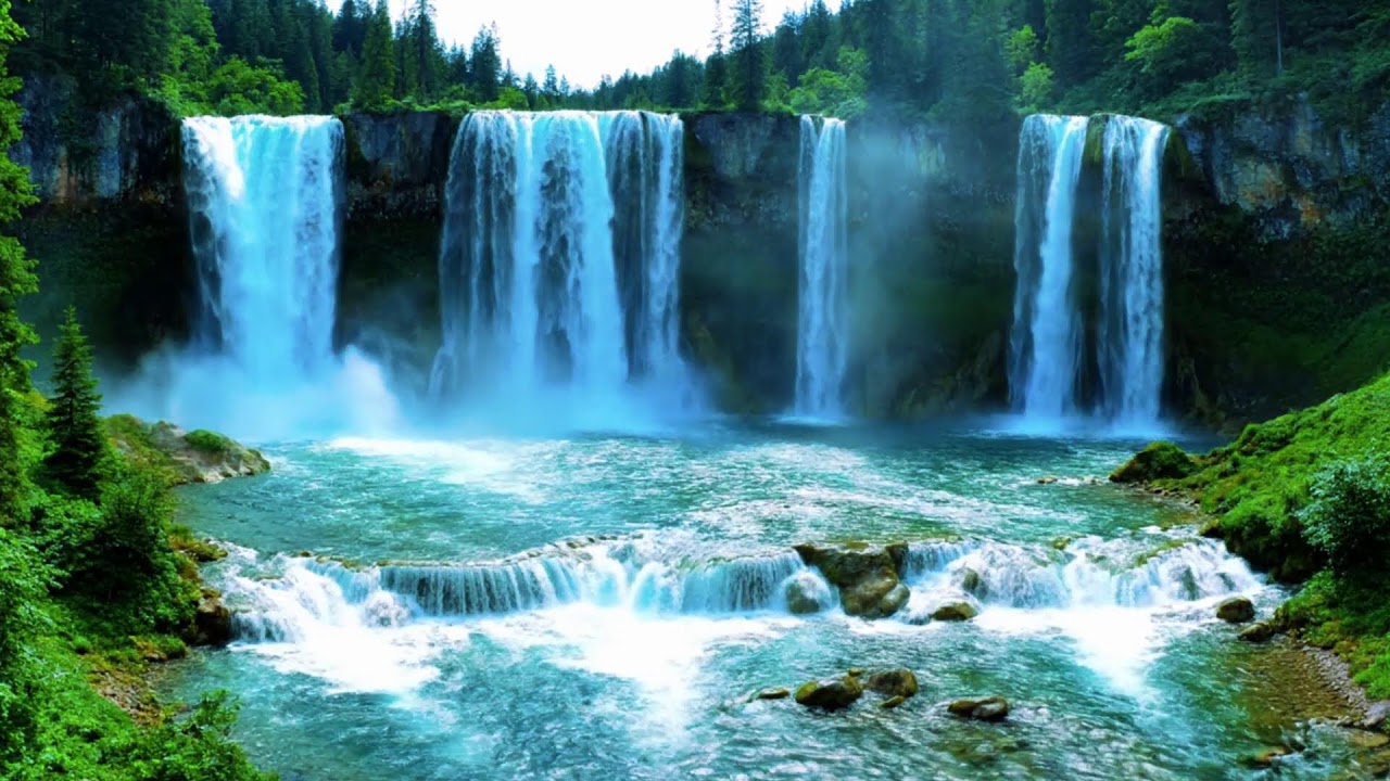 НЕ СМОТРИ ЭТО ПЕРЕД СНОМ 😴 ГИГАНТСКИЕ КАСКАДЫ ВОДЫ В ГЛУБИНЕ ЛЕСА