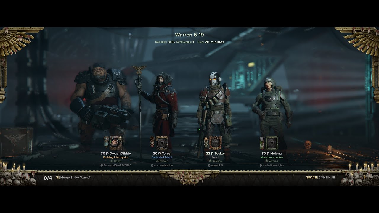 FROM WARHAMMER 40 000 DARKTIDE---WARREN 6 - 19---Gamed By : nowar219