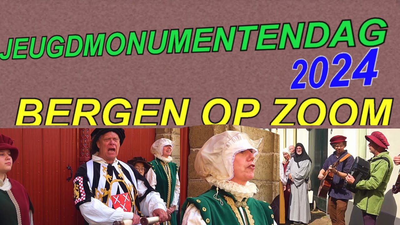 Jeugdmonumentendag 2024 in Bergen Op Zoom  #pascalboz  #jeugdmonumentendag
