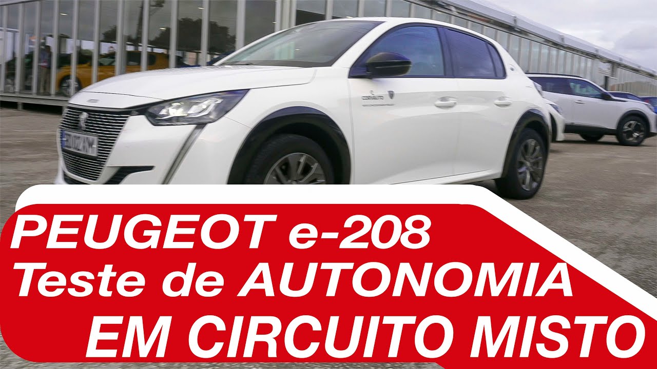 Peugeot e-208: PROVA DE AUTONOMIA em circuito misto. Boa solução para empresas?!