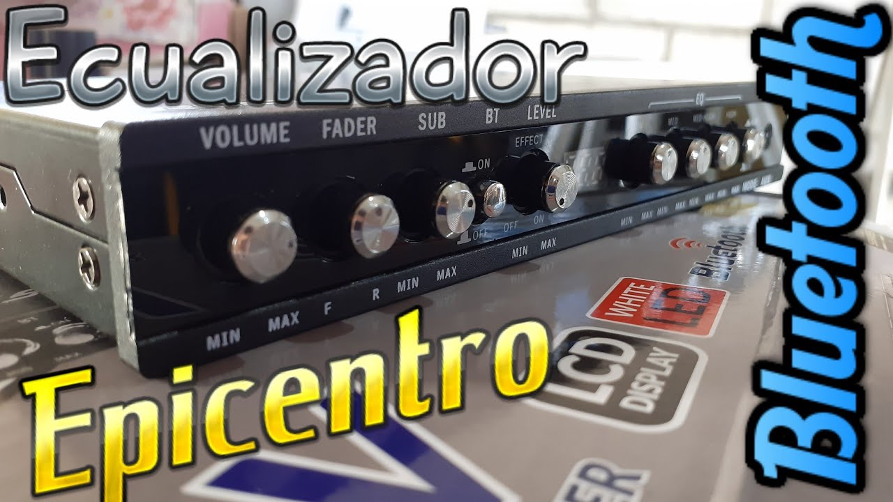 Ecualizador con Epicentro y Bluetooth...
