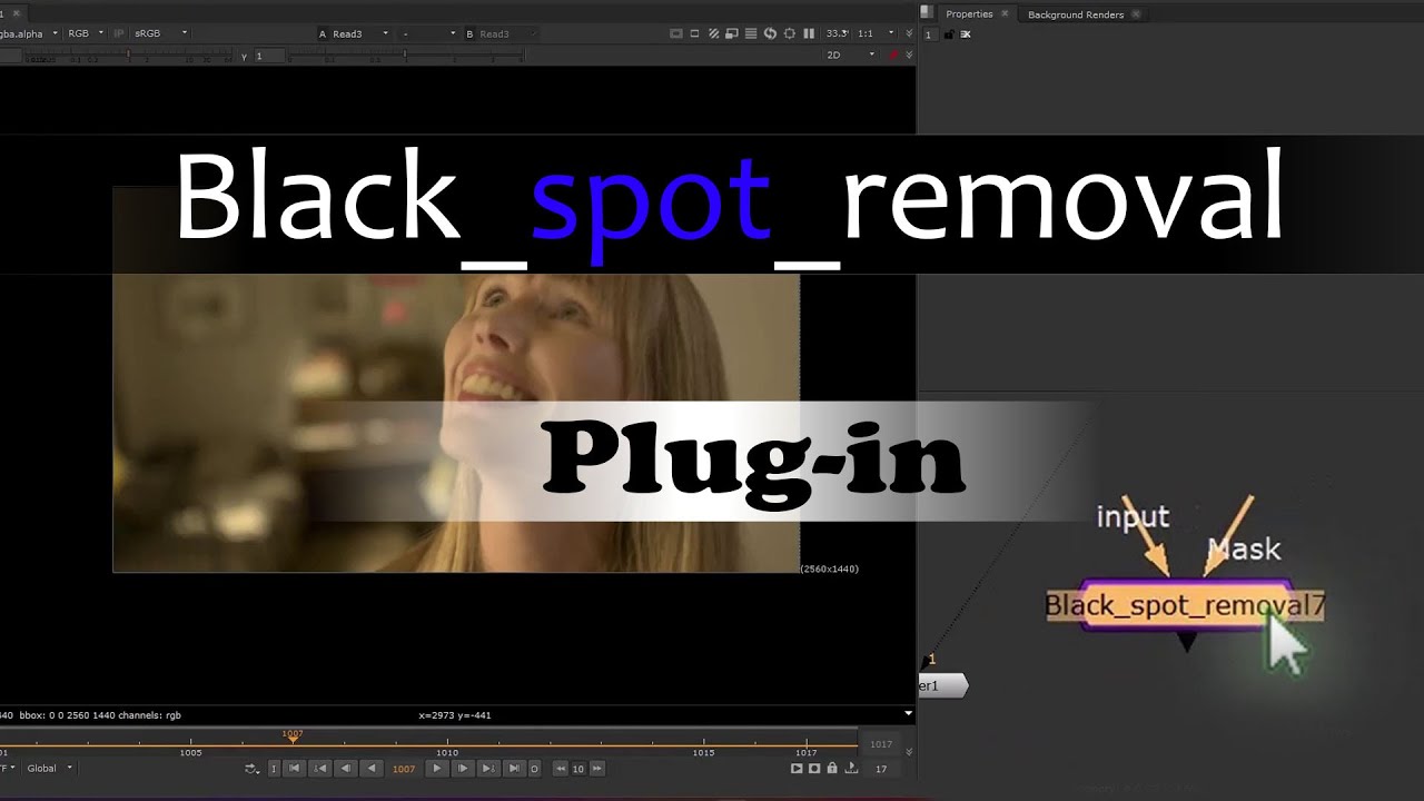 Free Black Spot Removal Plugin for Nuke Complete Tutorial Hindi