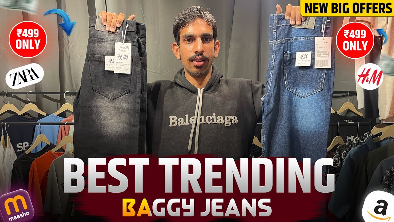 Relaxed Fit Jeans Under budget | Baggy Straight fit jeans relaxed ✨ #mensfashion