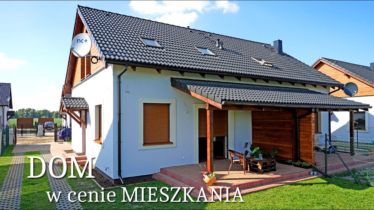 Mały dom 106 m2 w cenie mieszkania! #Projekt domu i wnętrze - Osiedle Azaliowe