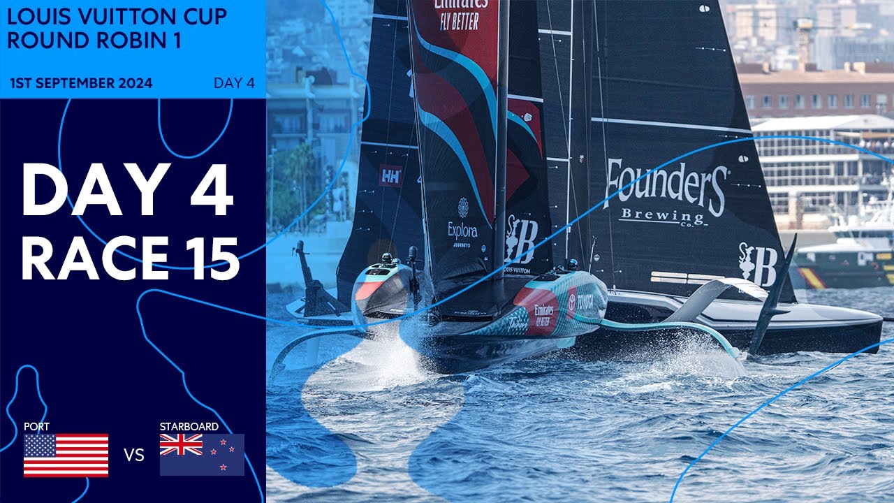 NYYC American Magic vs. Emirates Team New Zealand - Full Race 01/09/2024.