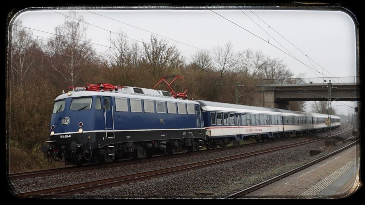 Bahnbetrieb in Leverkusen-Rheindorf am 13 12 2025