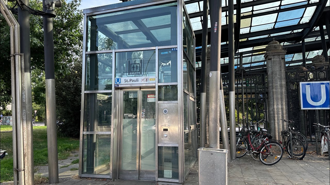 Hütter Aufzug (Hamburg) U-Bahnstation St. Pauli